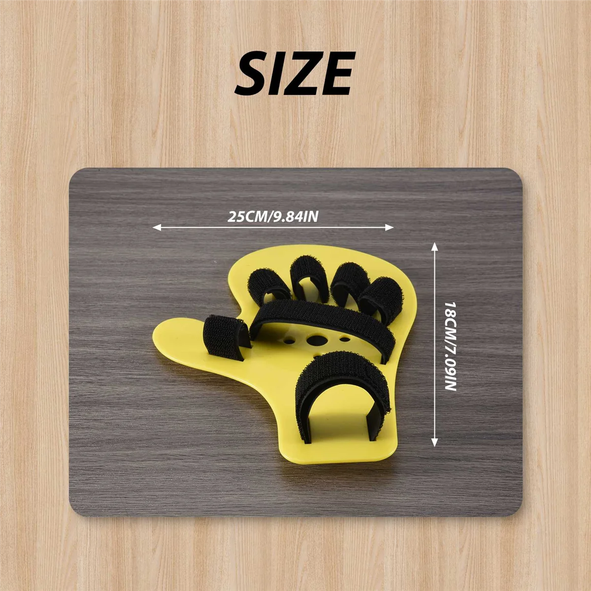 손가락 교정 지판 스트로크 손 부목 훈련 지지대, 양손