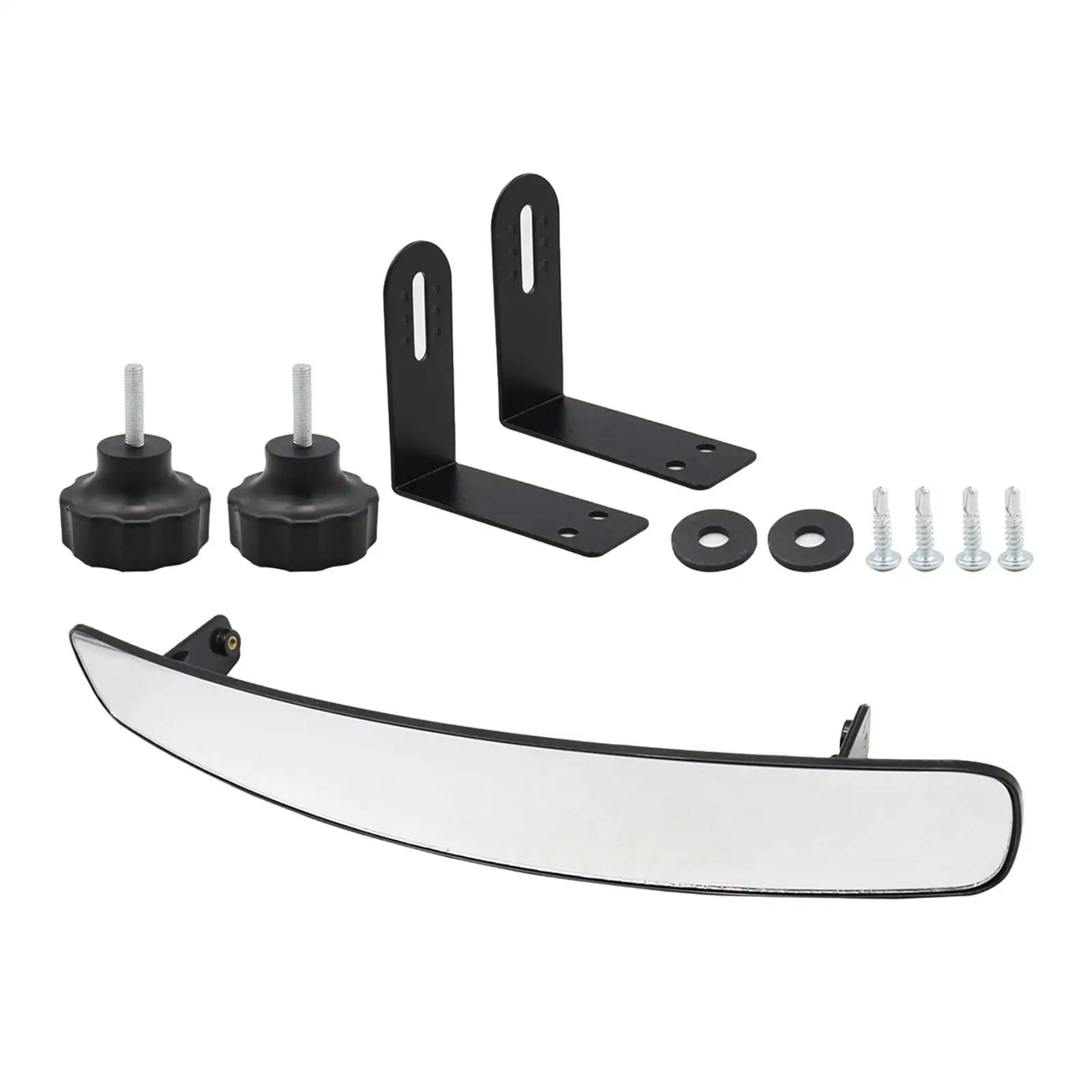 Golf Cart Rear View Mirror Accessories Assembly Direct Replaces Clear Image Golf