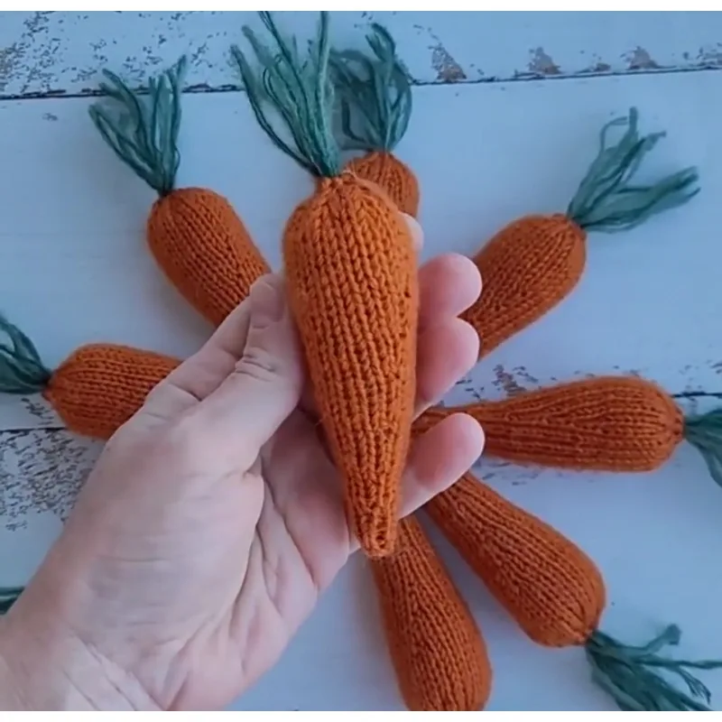 

Тканая пряжа ручной работы «сделай сам», имитация моркови-реквизит для фотосъемки новорожденных, очаровательные украшения, реквизит для украшения фотографий