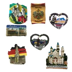 Creative Vintage Germany Souvenir Fridge Magnets Various Landmarks Munich Europe Tourist Home Decoration Travel Souvenir Gifts