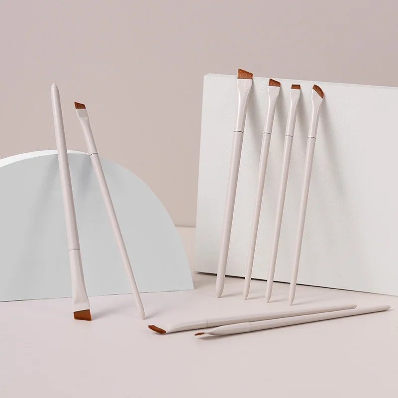 1/3/7/9-teiliges abgewinkeltes Sichel-Eyeliner-Pinsel-Set, ultradünner, flacher Augen-Detailpinsel, schräger Augenbrauen- und Präzisions-Augen-Make-up-Pinsel – Detail 7