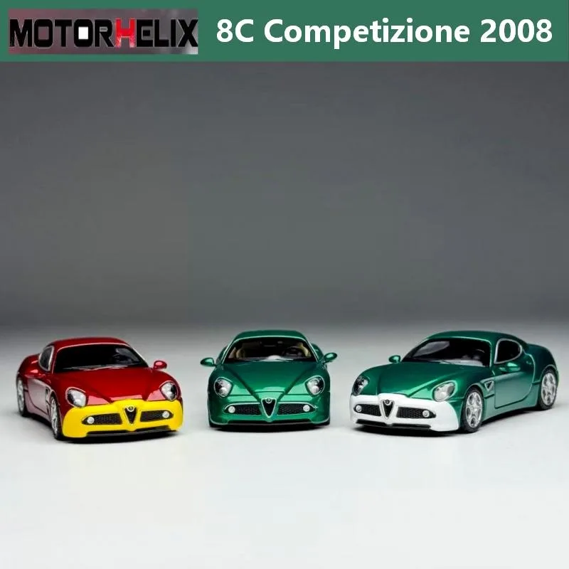 MH 1/64 8C Competizione 2008  Alloy Die Casting Car Model Collection Model Boy Gift Christmas Gift Gifts for Men