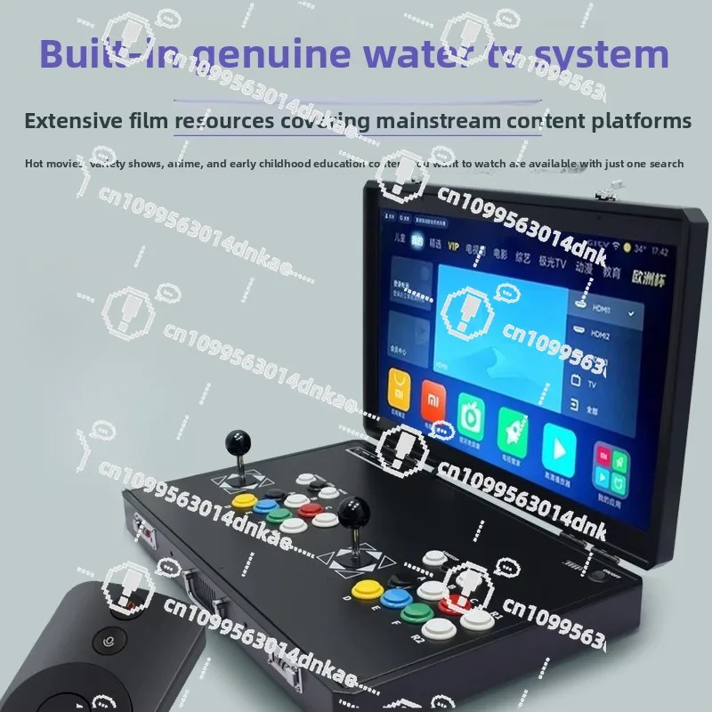 Portable Home Arcade Game Machine Folding Double Joystick All-in-one TV Console for Entertainment