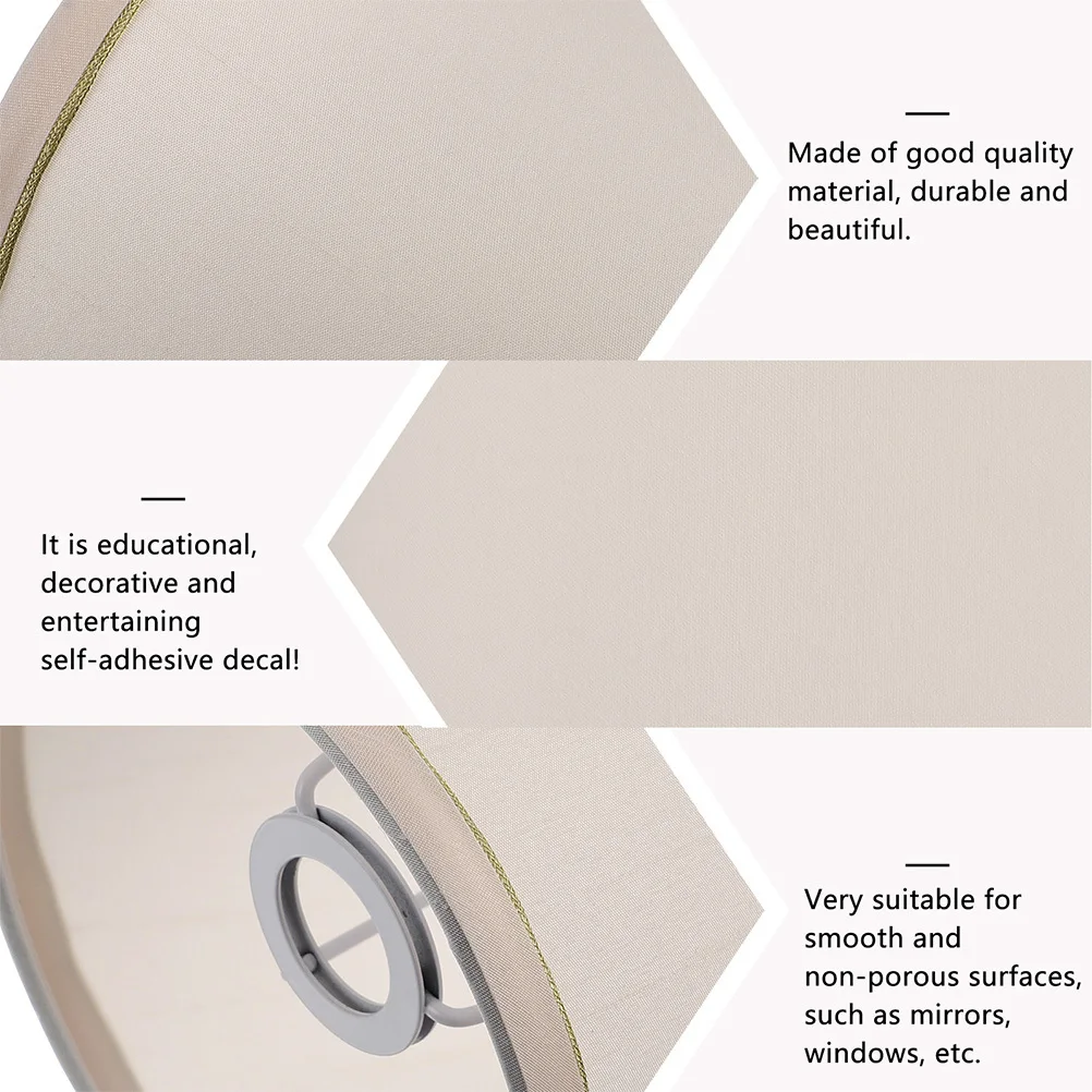 

2Pcs Lampshades Cream Color Fabric Light Covers Durable Elegant Cloth Lamp Shades for Living Room Showcase Home Decoration