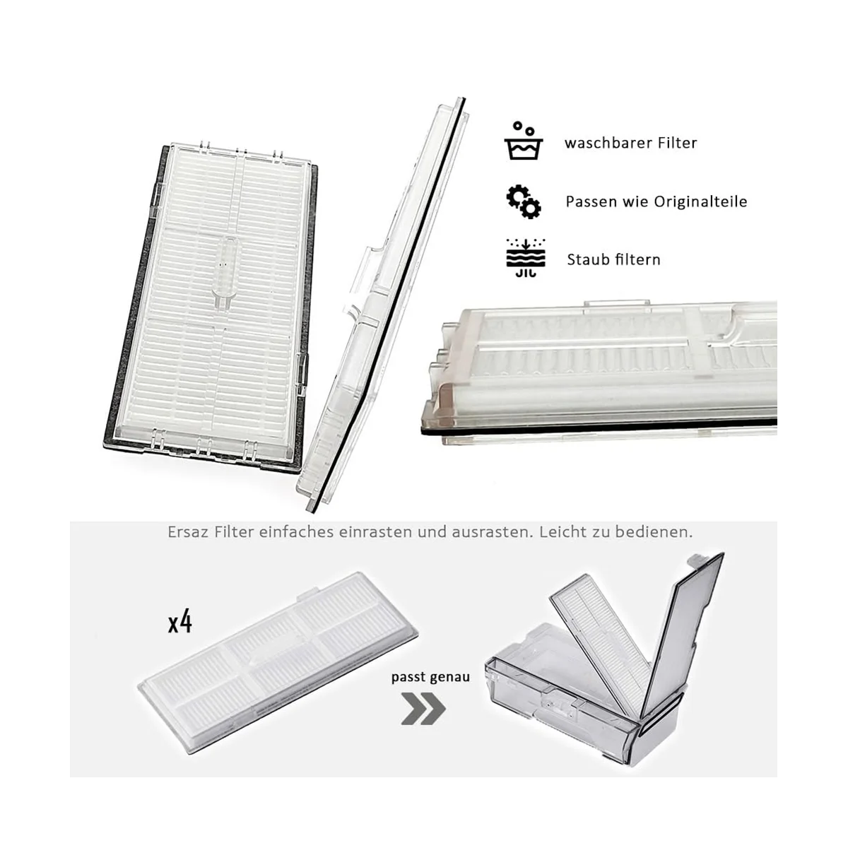 

Vacuum cleaner accessories For S8 S8 Pro Ultra S8+ Spare Parts Main Side Brush Mop Cloth HEPA Filter Accessories