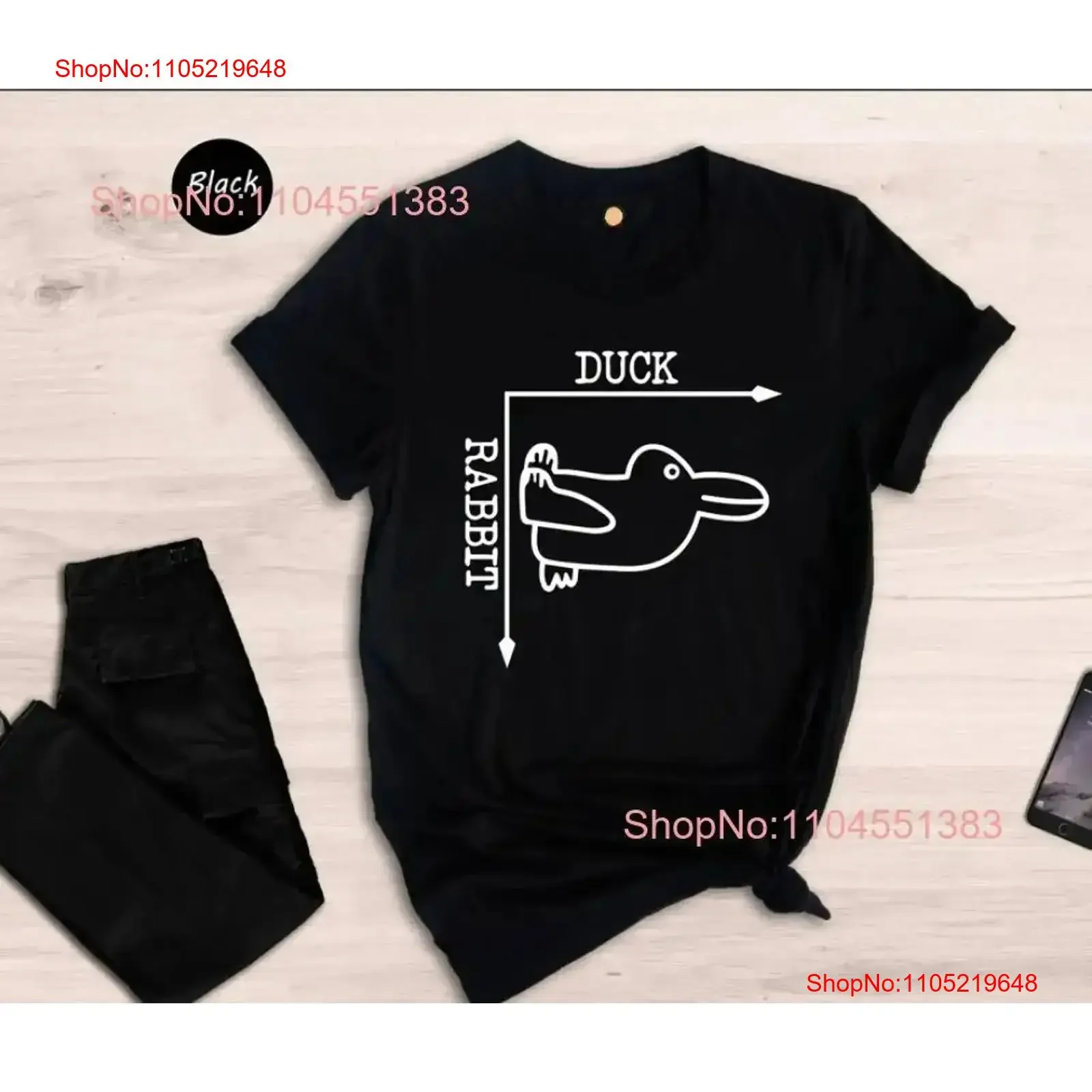 

Duck RabbiT T Shirt Funny Animal Lover Size S 5XL vintage Washed Top For Everyday Wear Slightly Comfortable Unisex homme