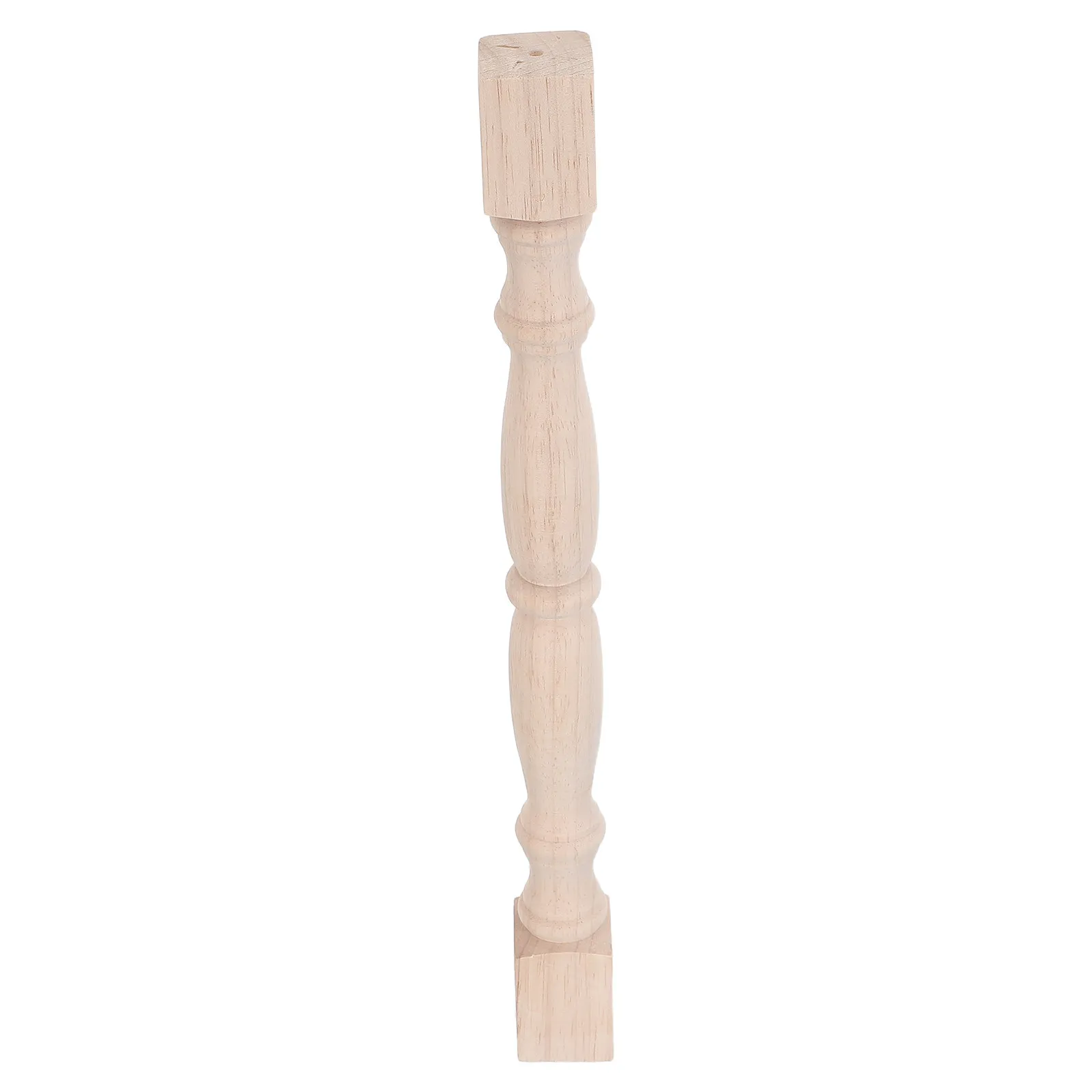 Wooden Baluster Spindle 16 Hardwood Unpainted Roman Column Staircase Balusters Indoor Wood Handrail Posts for Deck and Furniture