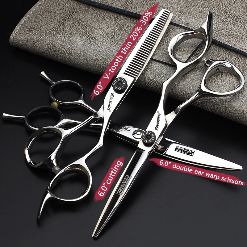 Sharonds New Professional Hairdressing Scissors Haircut Scissors Set Hairdresser High Quality Beauty Salon 5.5/6.0 inches