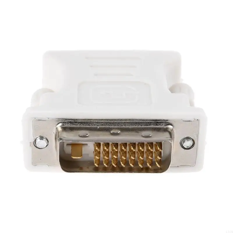 L93B DVI-D To VGA Adapter DVI-D Male to VGA 15 Pin Female Plug Adapter For PC Laptop