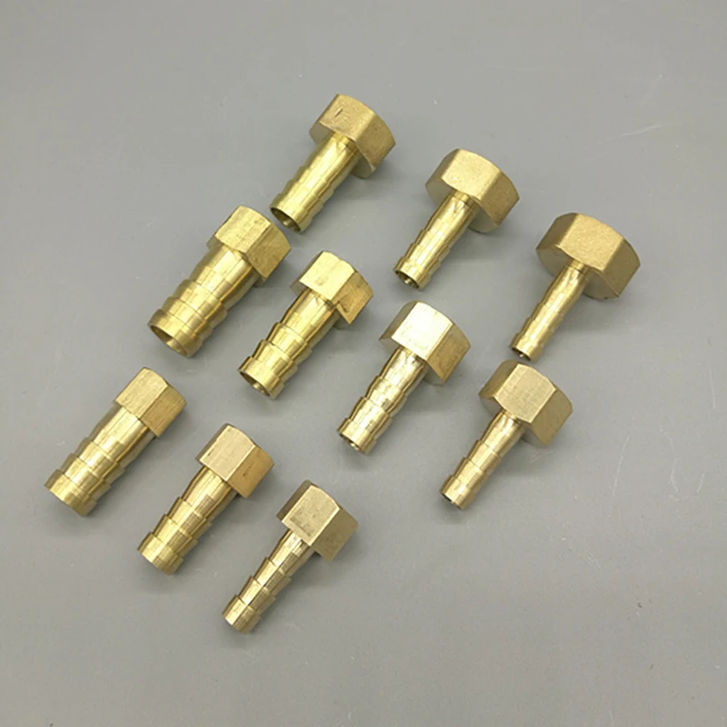 Brass Hose Fitting 4mm 6mm 8mm 10mm 19mm Barb Tail 1/8