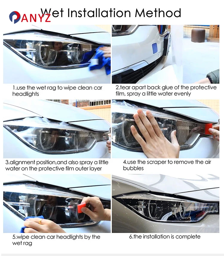 لفورد رينجر 2024 2023 T9 Wildtrack رابتور اكسسوارات السيارات العلوي طبقة رقيقة واقية شفافة الدخان الأسود ملصق من البولي يوريثان #3