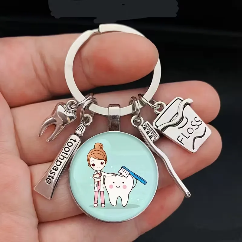 Брелок-для-ухода-за-зубами-стетоскоп-для-медсестры-медицинский-шприц-брелок-для-ключей-производитель-оптовая-продажа