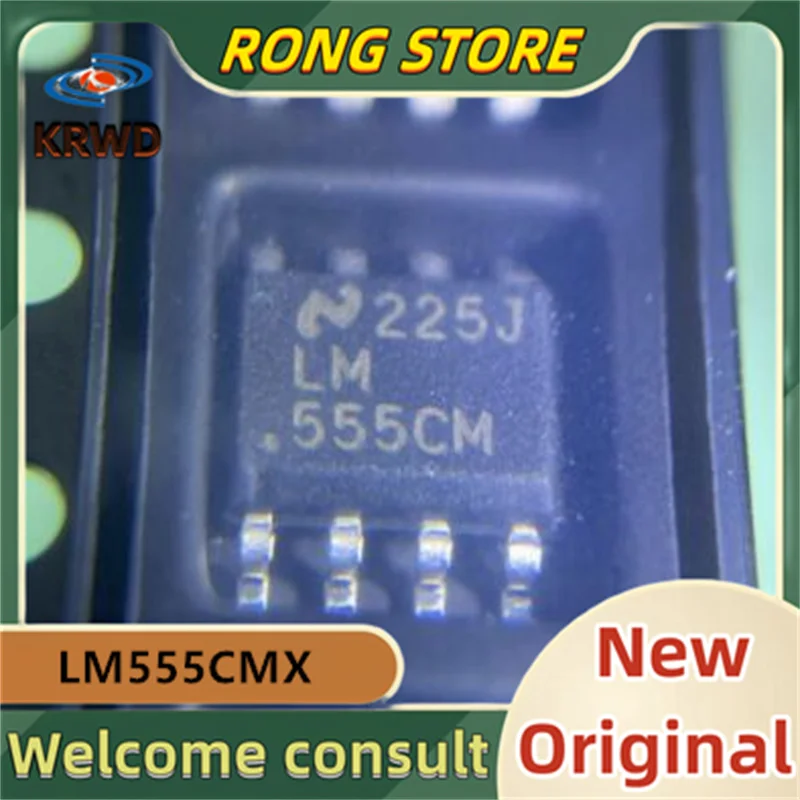 10PCS LM555CM New Original LM555CMX  LM555CMX/NOPB SOP-8