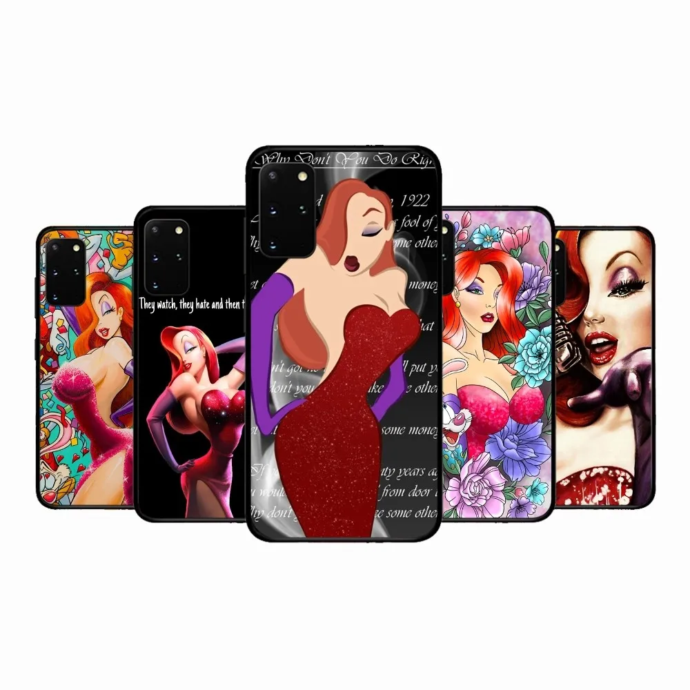 Jessica Rabbit Sexy Phone Case For Samsung S 9 10 20 21 22 23 30 23 24 Plus Lite Ultra FE S10lite Fundas