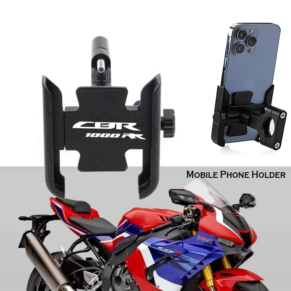 Motorcycle Phone Holder Handlebar Mirror GPS Stand Bracket For Honda CBR600RR CBR900RR CBR1000RR 600RR 900RR 1000RR 2004-2022