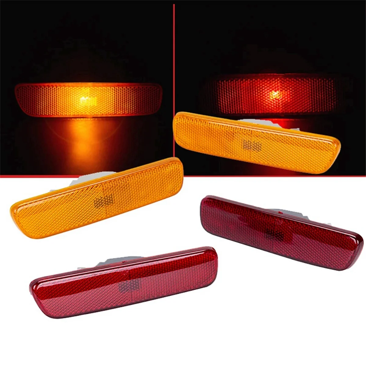 4X Car Front Rear Side Marker Signal Light Corner Lamp Fit for Lexus RX300 IS300