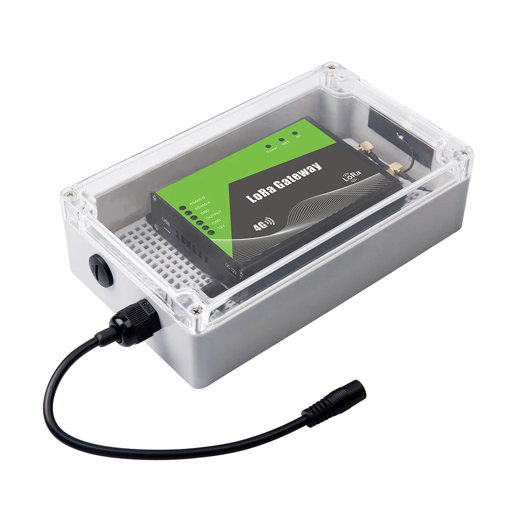 2026 IP67 4G LtE CAT 1 Temperature Wireless Lora  Gateway Temperature and Humidity Waterproof Kit
