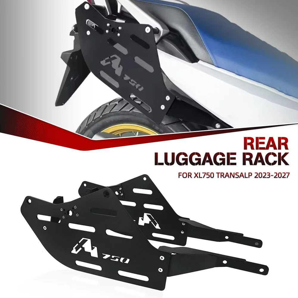 2027 Side Luggage Rack For Honda XL750 Transalp 2023-2025-2026 Luggage Side Rails Saddlebag Side Case Bag Carrier Support Holder