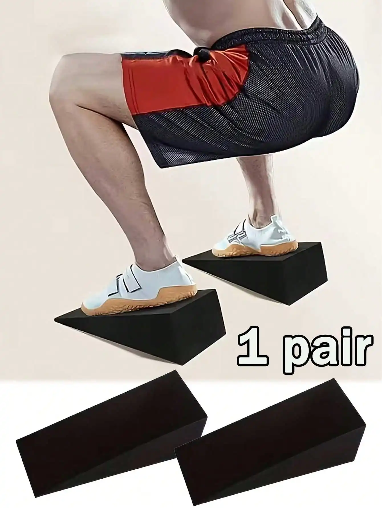 

2Pcs Women Mini Squat Wedge Pads Gym Squat Posture Corrector Yoga Balance Auxiliary Fitness Training Cushion