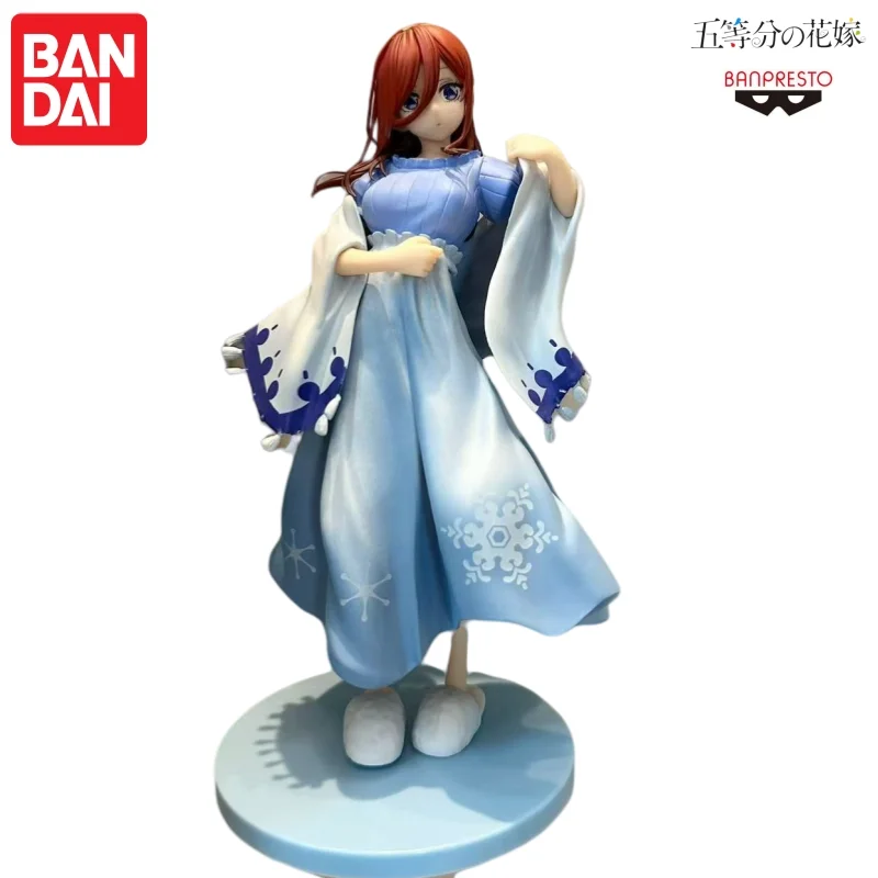 

Bandai In Stock Original Banpresto Nakano Miku Model Doll Brand New Boxed Action Figure Animation Peripherals Anime Characters