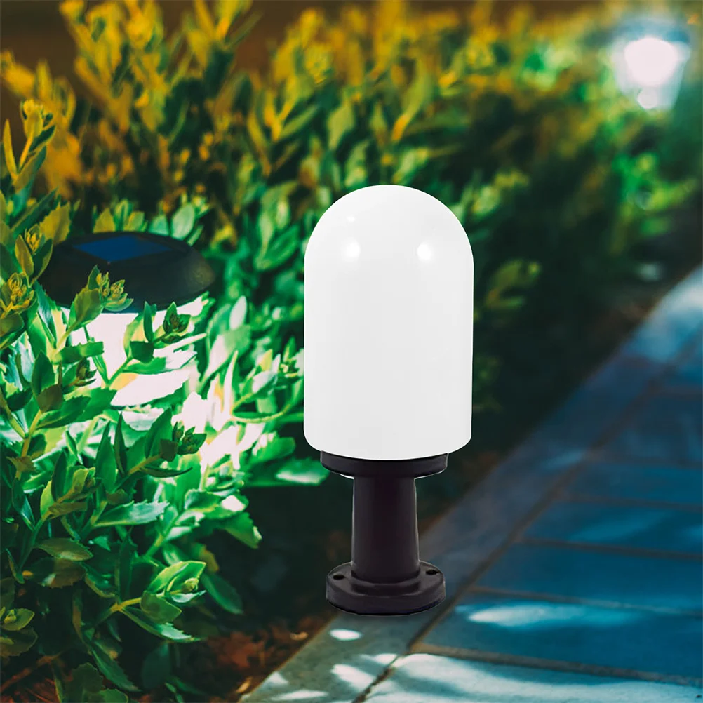 

2pcs Outdoor Courtyard Lampshade Wall Light Replacement Porch Bulb Plastic Street Lighting Fixtures Unique Design Durable Glare