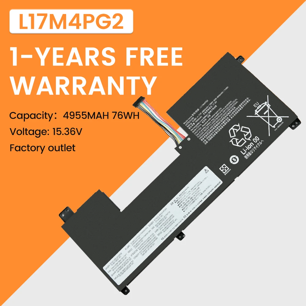 

New L17L4PG2 L17M4PG2 Laptop Battery For Lenovo LEGION Y730-17ICH Y740-17IRHG 17ICHG L17C4PG2 L17S4PG2 5B10Q88556 928QA224H