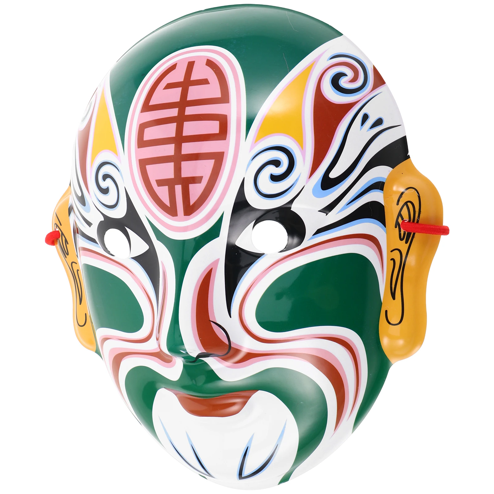 

Face Mask Decorative Chinese Manual Cosplay Props Plastic Asian Performance Masks