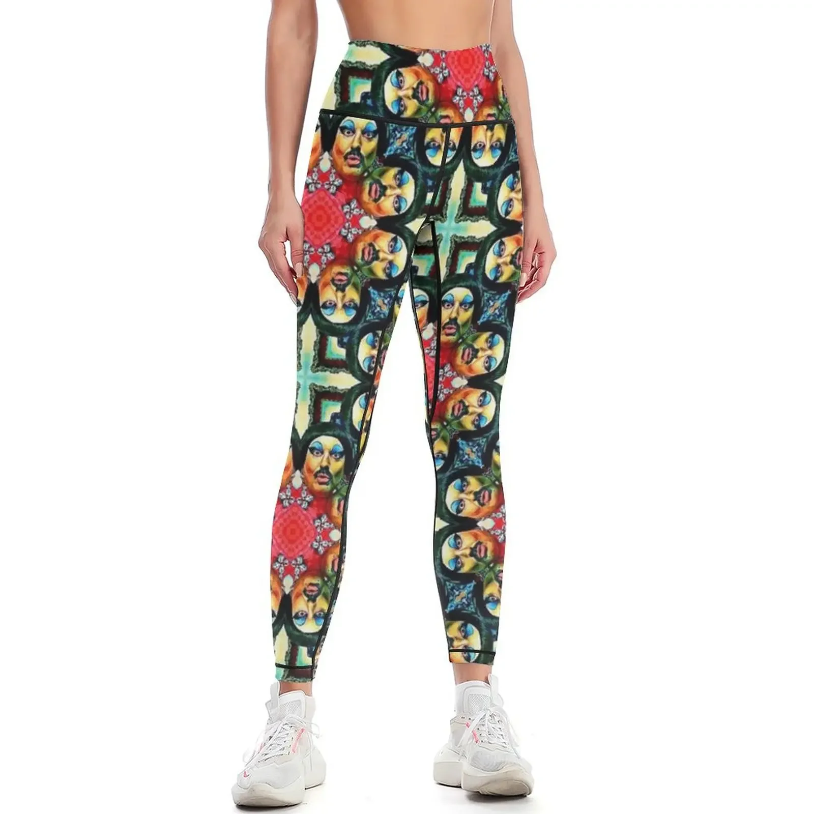

Kangela overall print Leggings Fitness woman Women's sports sports for gym sports woman gym Womens Leggings