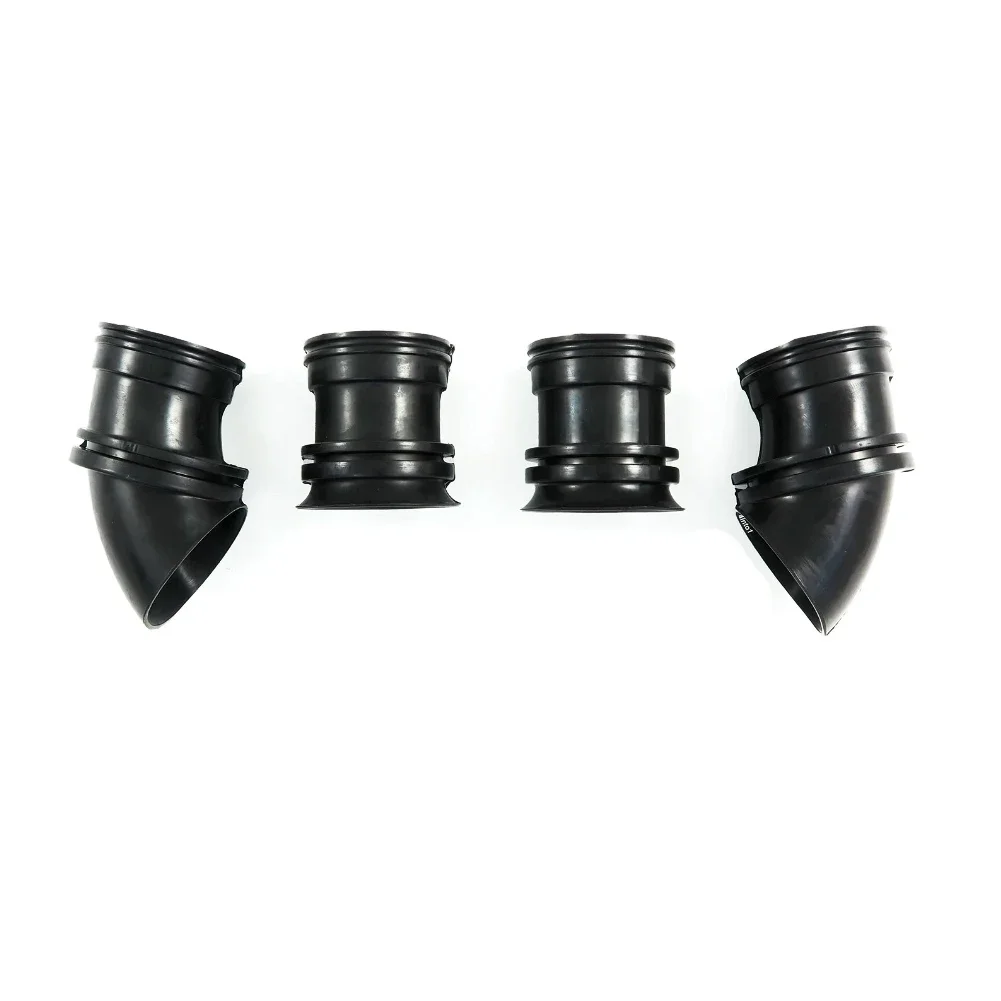 4 PCS For Kawasaki KZ550 KZ650 11015-057 11015-063 Motorcycle Carburetor Interface Intake Airbox Adapter Joint Boots Set