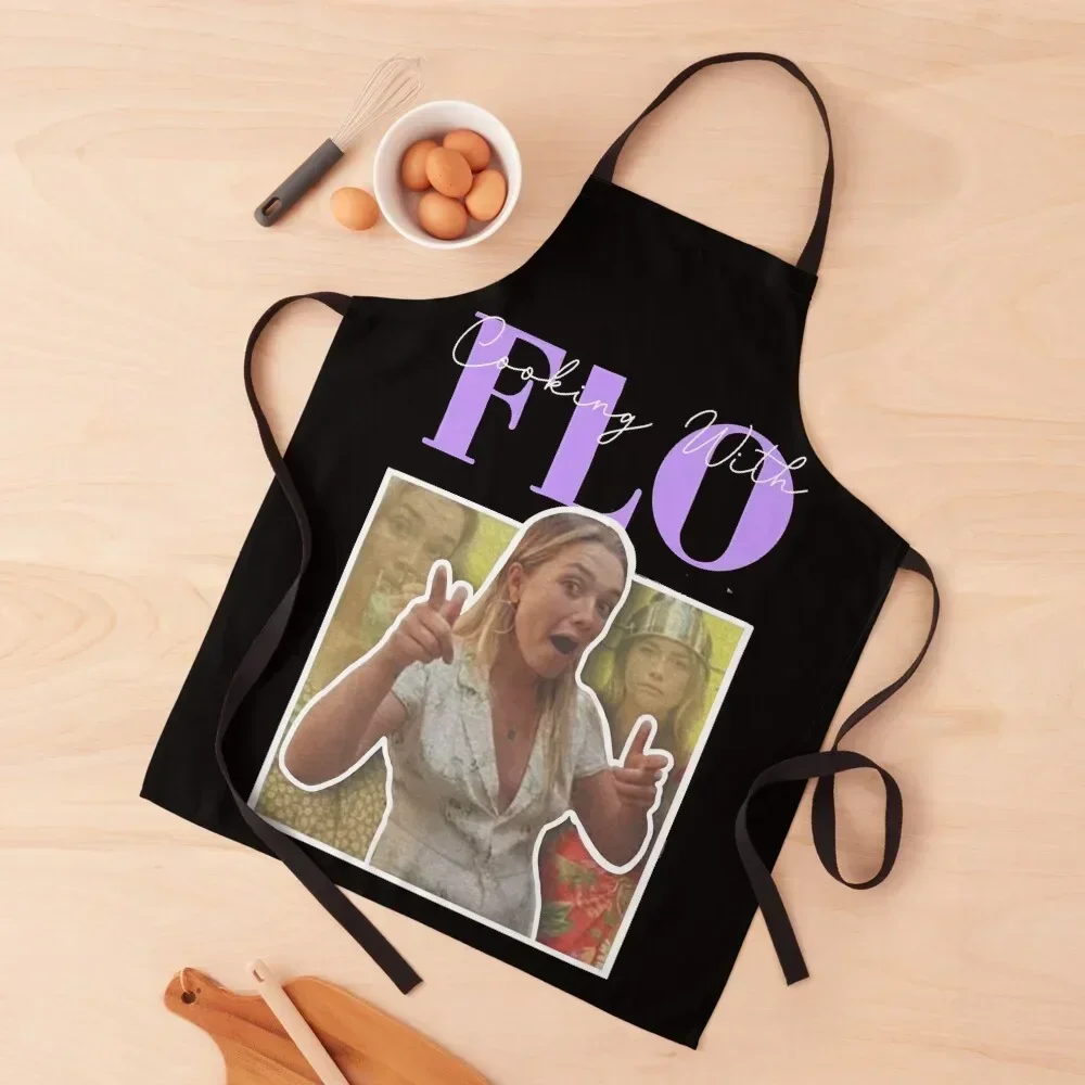 

Cooking with Flo Apron manicurist kitchen girl Apron