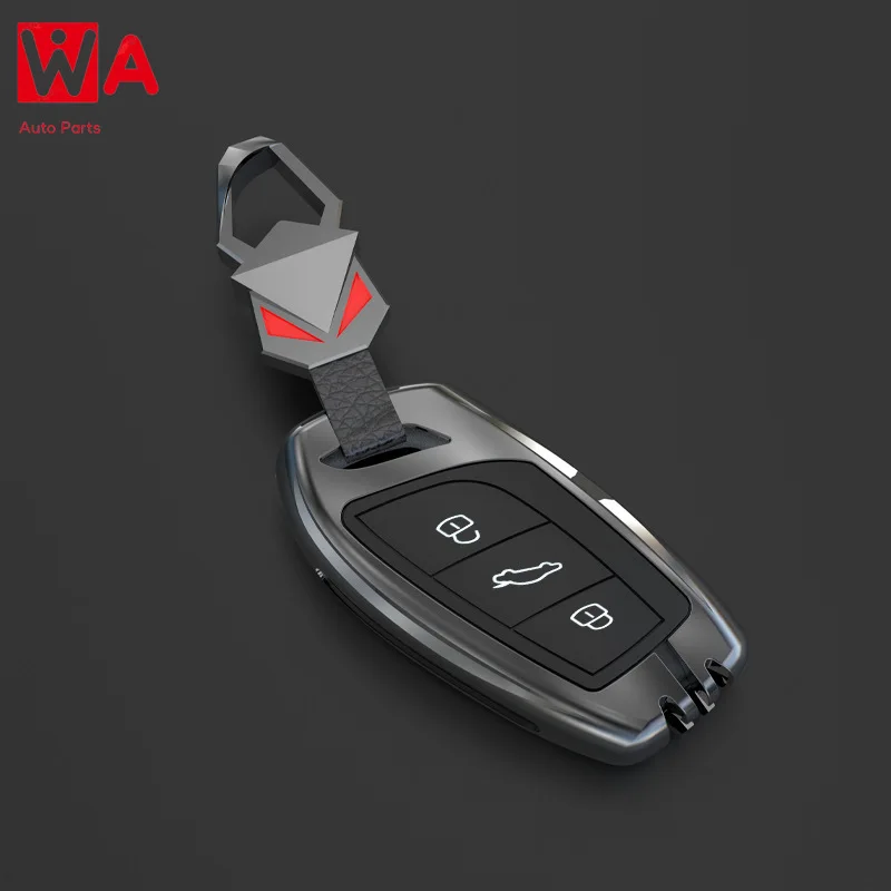 Car Zinc Alloy Key Case Key Cover For Roewe RX5 MAX I5 I6 RX3 RX8 Erx5 350 360 750 W5 2015 2018 2019 2020