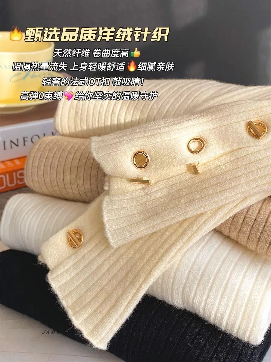 البلوزات لاعبا المرأة المرأة طويلة الأكمام أعلى الصوف الخالص المتضخم طاقم الرقبة كلية الحرم الجامعي خمر مستوحاة نمط البلوز #5