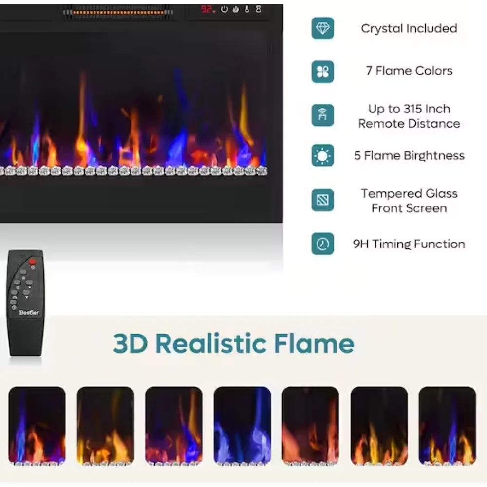 70 дюймов. Подставка для телевизора со светодиодной подсветкой из черного мрамора подходит для телевизоров до 75 дюймов. Развлекательный центр с камином и шкафами