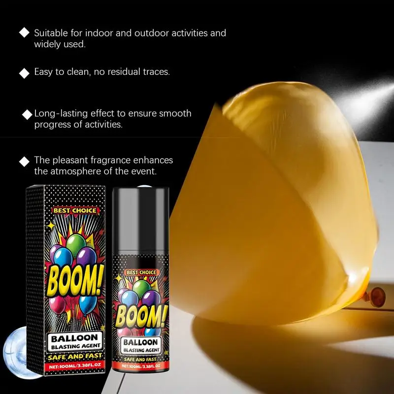 Shiny Balloon Spray Glossy Spray For Balloons Long-Lasting Balloon Atmosphere Shine Liquid Brightener For Decorations Tool