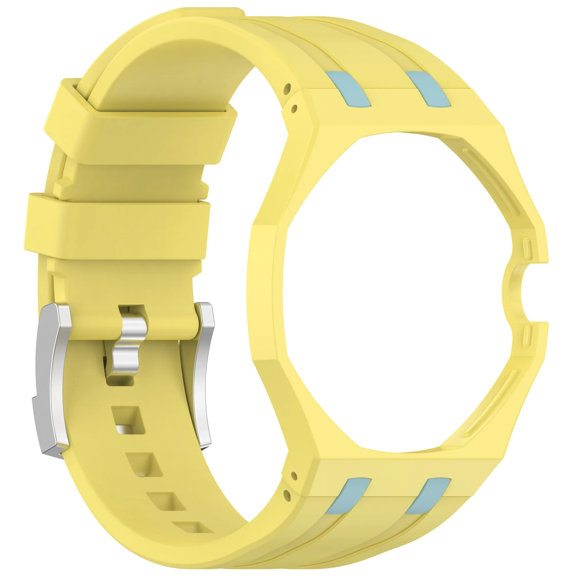 Silikonarmband + PC-Gehäuse für Swatch X AP Royal Pop Taschenuhr, Wechsler für Armbanduhren, integriertes Bandzubehör