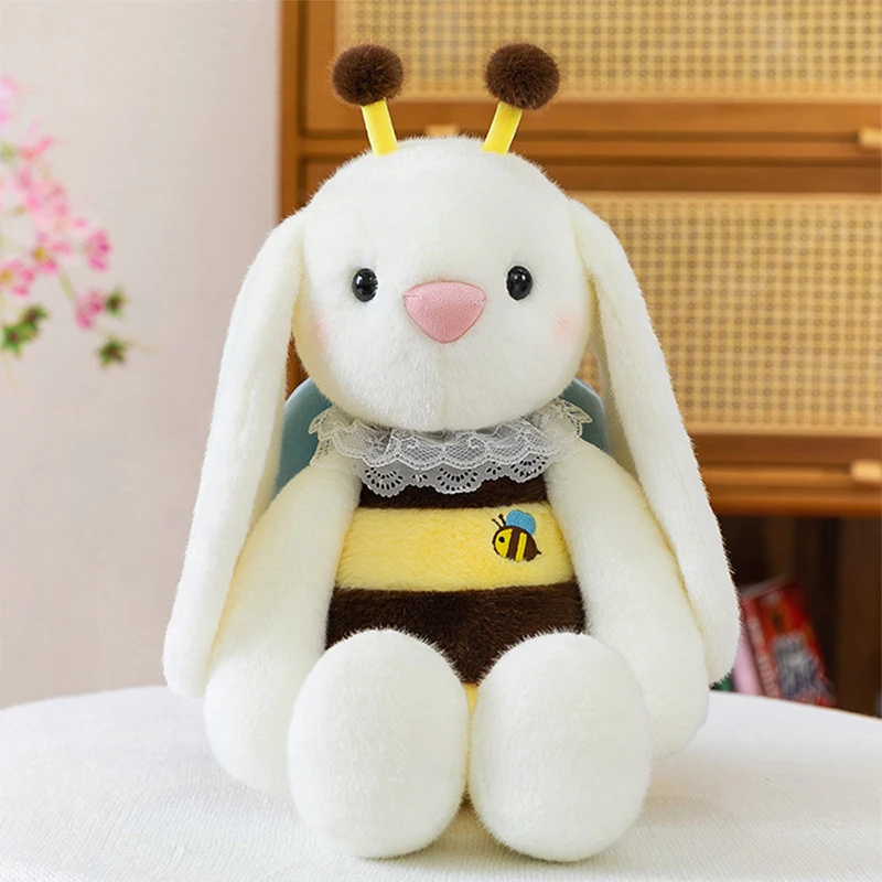 

Kawaii Plush Bunny Toy Stuffed Doll Cute Rabbit Soft Animal Kids Birthday Gift for Girls and Women Adorable Mini Rabbit Plushie