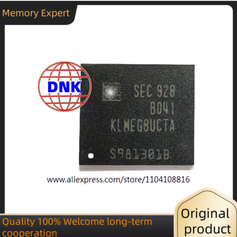 

KLMEG8UCTA-B041 Brand new original EMMC5.1 version 256G BGA153 memory chip IC