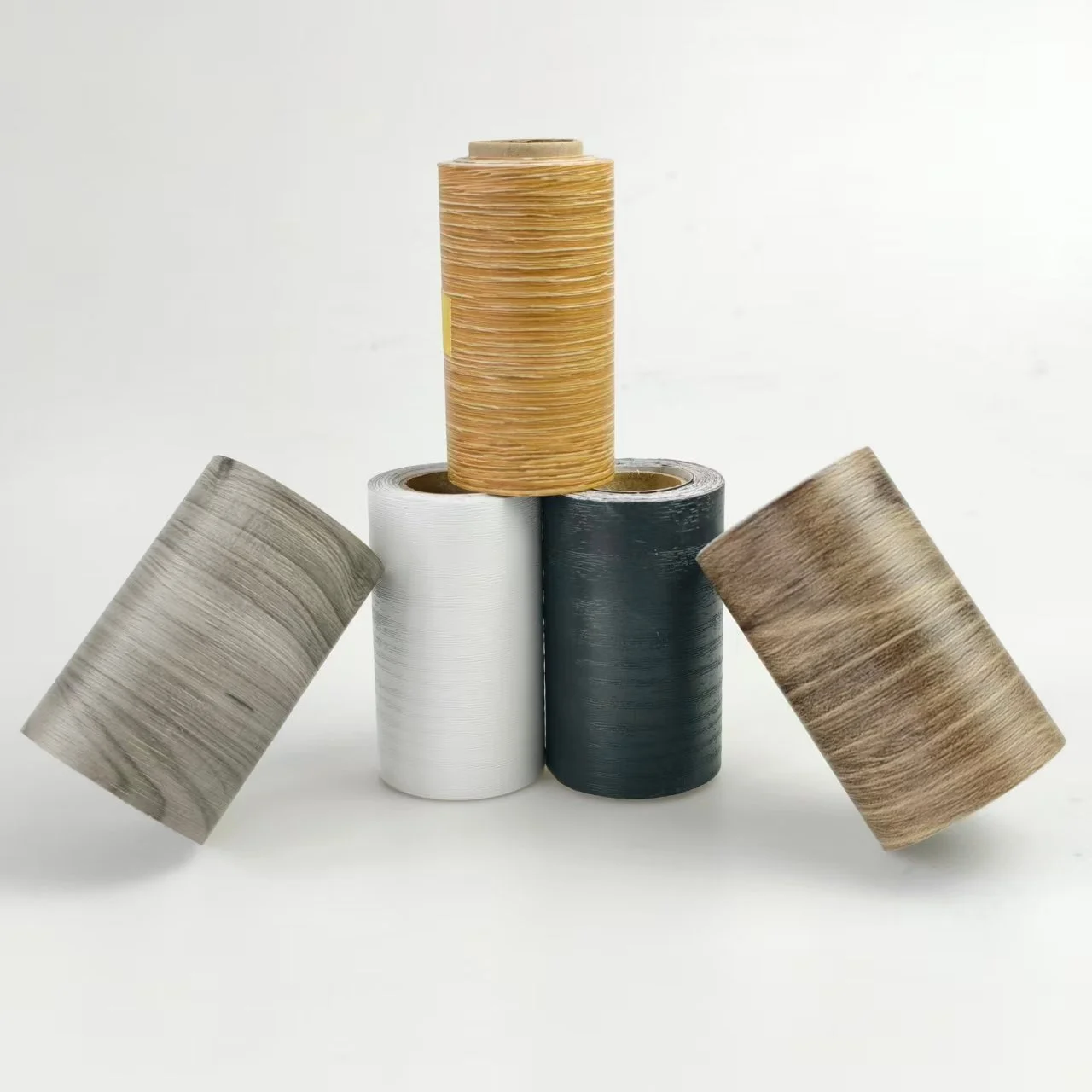 1PC 5mx8cm Peel and Stick Floor sticker,for Wood Kitchen Wardrobe Furniture Table Desk Board Edgeband Edger Glossy