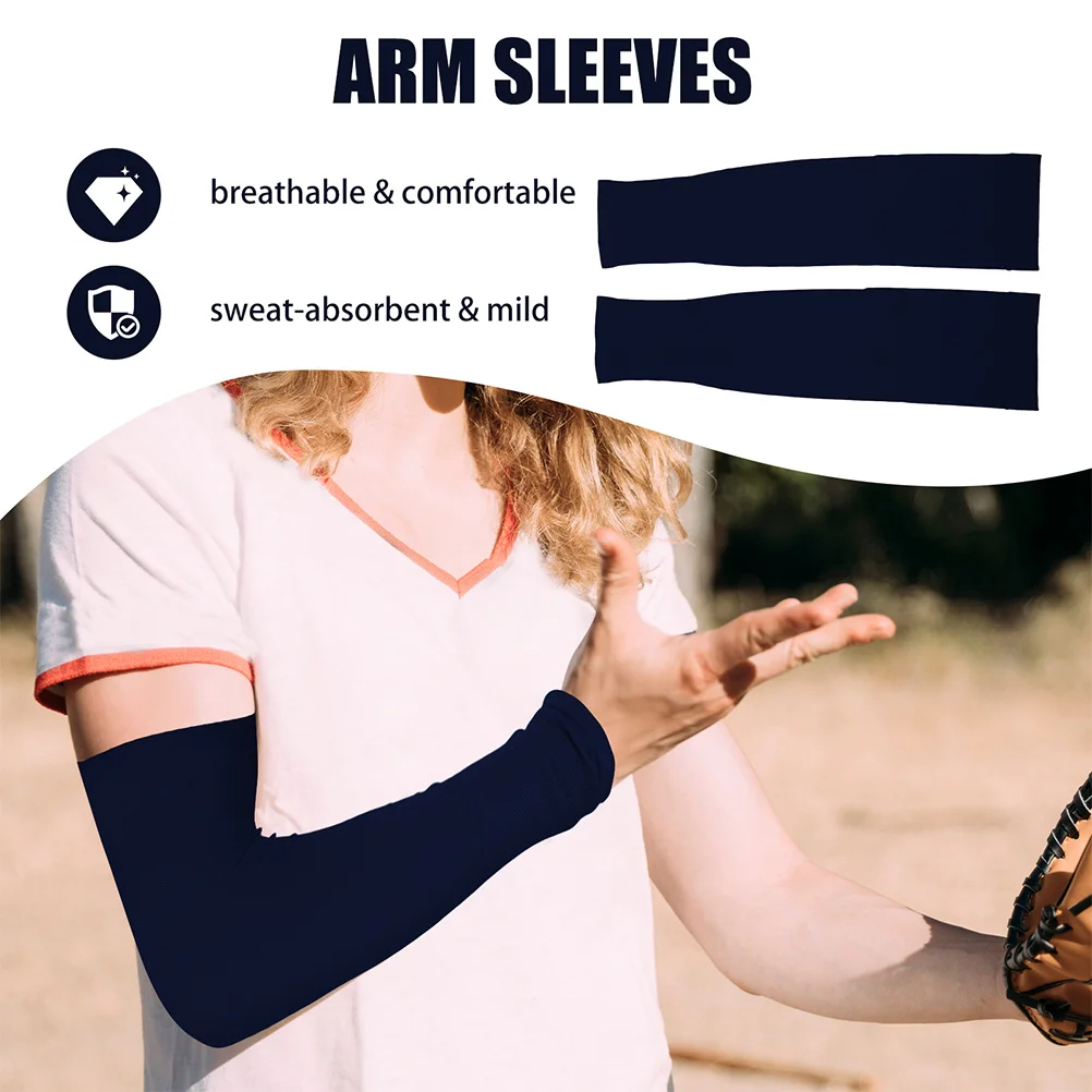 زوجان من أكمام الذراع للحماية من الشمس ومضادة للتآكل ومريحة ومرنة للقيادة وركوب الدراجات والمشي لمسافات طويلة وأكمام رياضية للحماية من الشمس