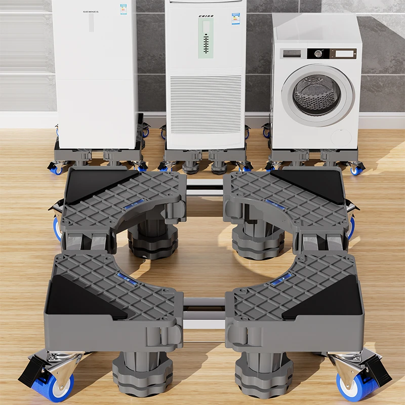 Base Universal para Lavadora, Base Elevadora para Refrigerador, Base Multifuncional Ajustable para Secadora, Refrigerador y Lavadora