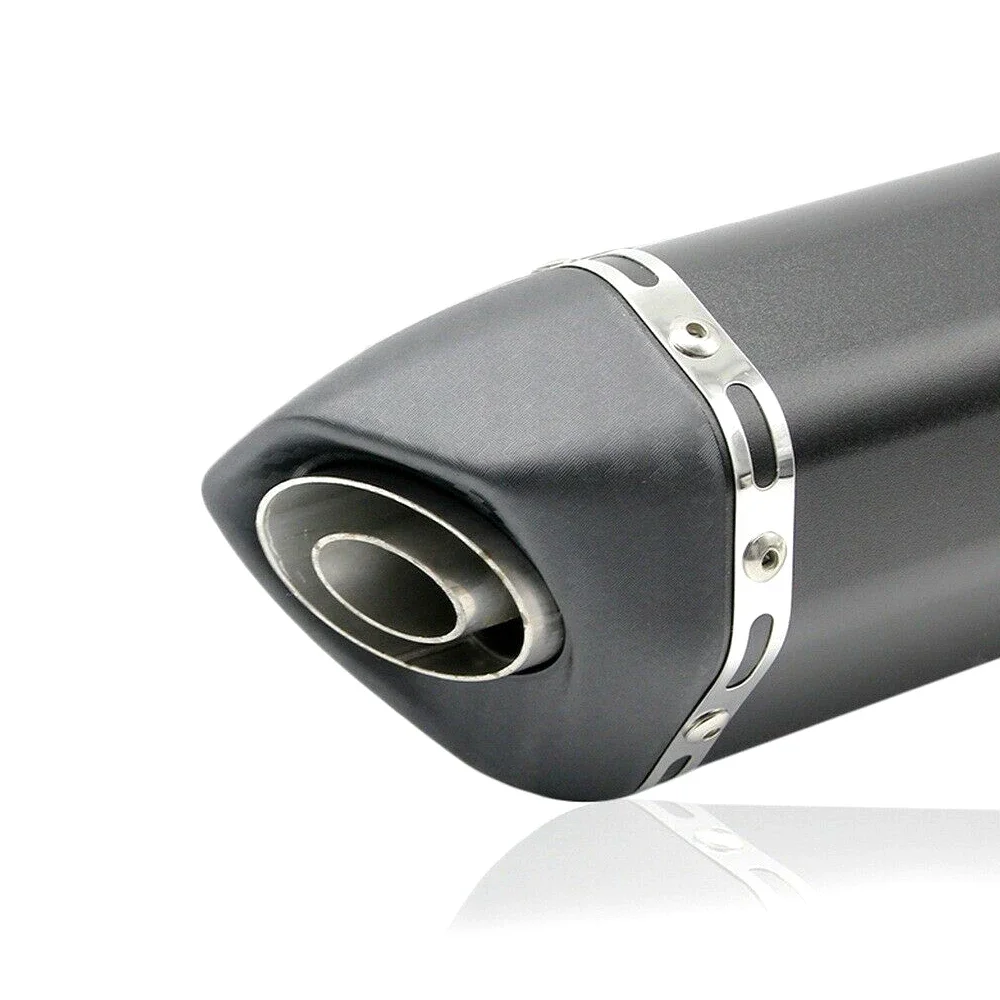 alone Hot Sale Very Durable Black Exhaust Muffler With Removable for 125CC-600CC Motorcycle Scooter