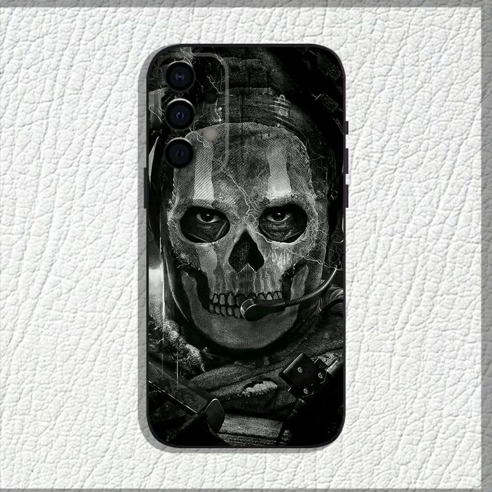 C-COD Call Of D-Duty Ghost Phone Case For Samsung Galaxy A13,A21s,A22,A31,A32,A52,A53,A71,A80,A91 Soft Black Shell