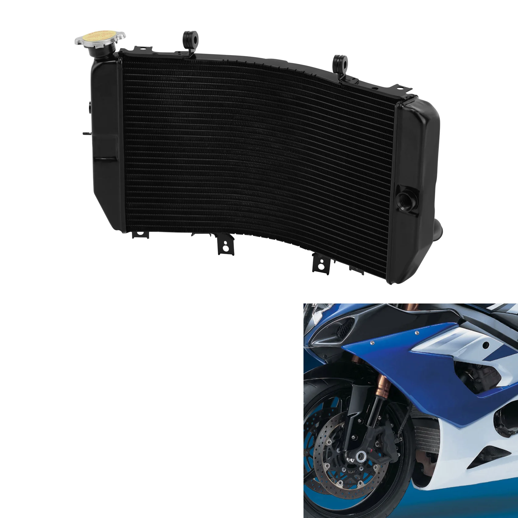 

Radiator Cooler Cooling For Suzuki GSXR1000 GSX-R1000 K3 K4 2003-2004 Motorcycle