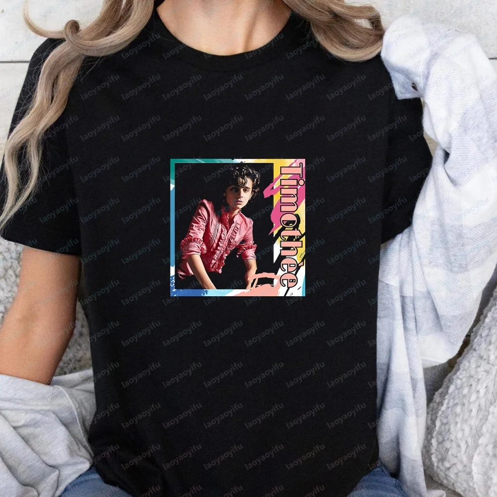 Timothee Chalamet Men's T-shirts and Tank Tops - Fashionable Summer Short-sleeved T-shirts for Both Men and Women