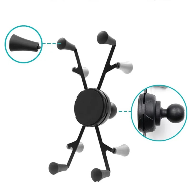 حامل تابلت مع كرة 1 بوصة أو 1.5 بوصة متوافق مع حوامل ذاكرة الوصول العشوائي لجهاز iPad X مقاس 7 بوصات - 8 بوصات