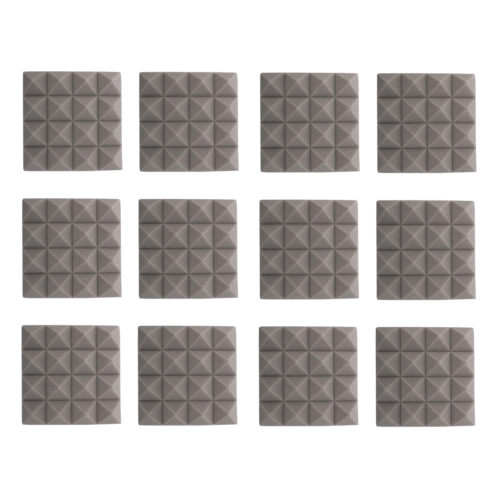 

22 Pcs Sound Absorbing Cotton 5CM Wall Insulation Panels Grey Sound Proof Pad Flame Retardant High