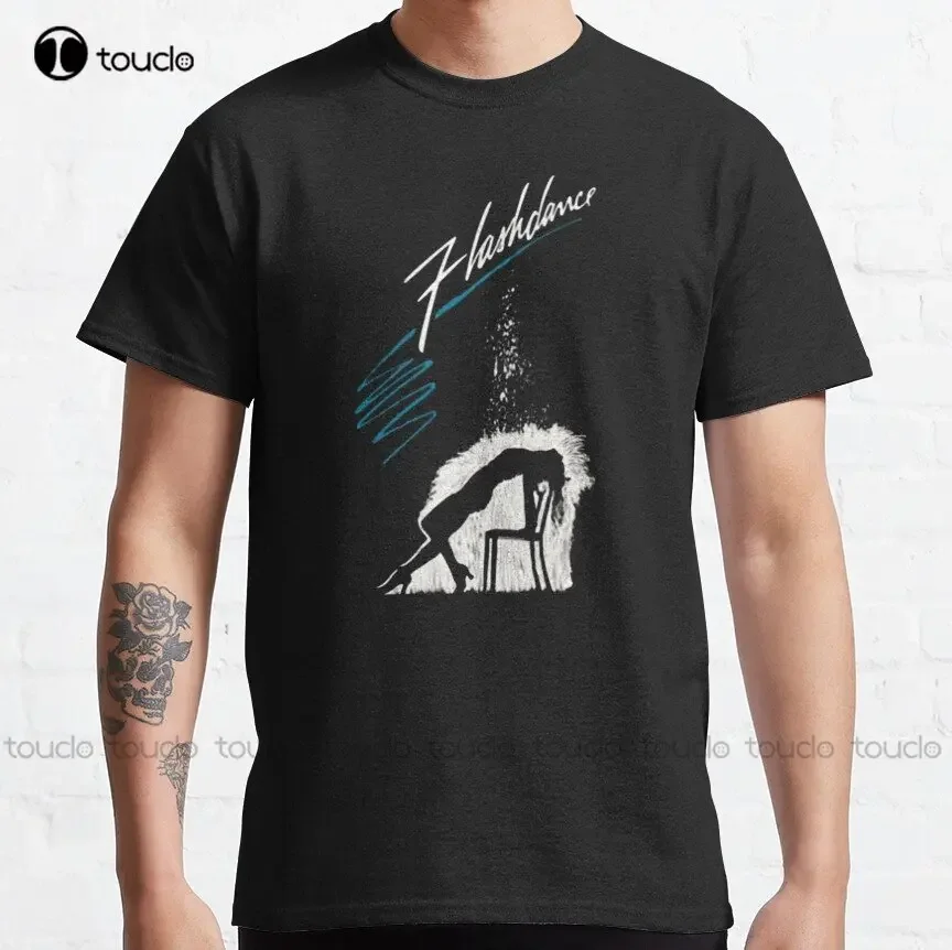 Irene Cara Flashdance Posters Classic T-Shirt Boys Uniform Shirts Custom Aldult Teen Unisex Digital Printing Tee Shirts Xs-5Xl