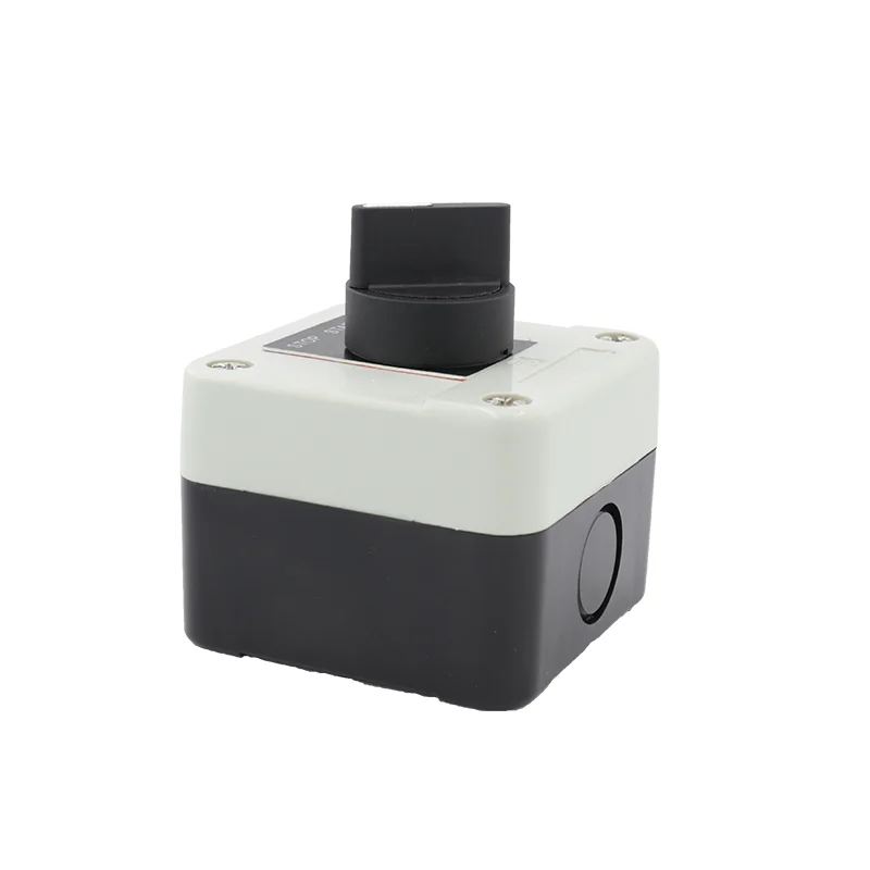 Waterproof Selector Switch Station Control Box Rotary Switch Knob Switch 2-Position Standard Handle SAL LA68H XALB132