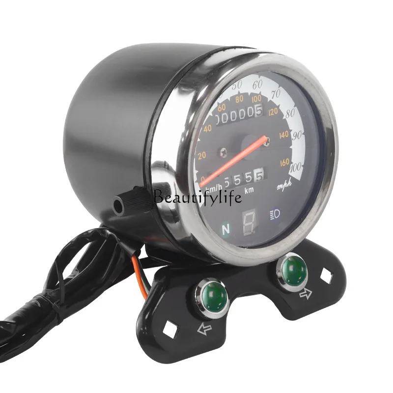 

Motorcycle retro modification, meter meter odometer