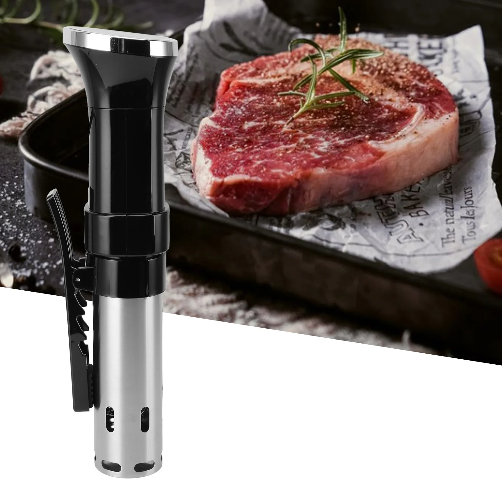 

Immersion Circulator Device 1100W Vacuum Immersion Cooker Professional Safety Easy Cleaning Accurate Time Control for Kitchen